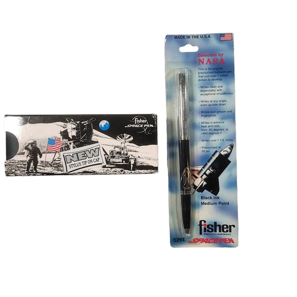 Vintage Fisher Space Pen Lot of 2 astronaut pen - NEW in box